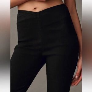 Anthropologie Black Capris